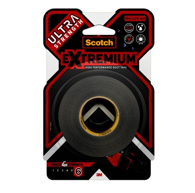 Scotch Extremium™ Ultra Strength Gewebeband schwarz 24,0 mm x 10,0 m 1 Rolle