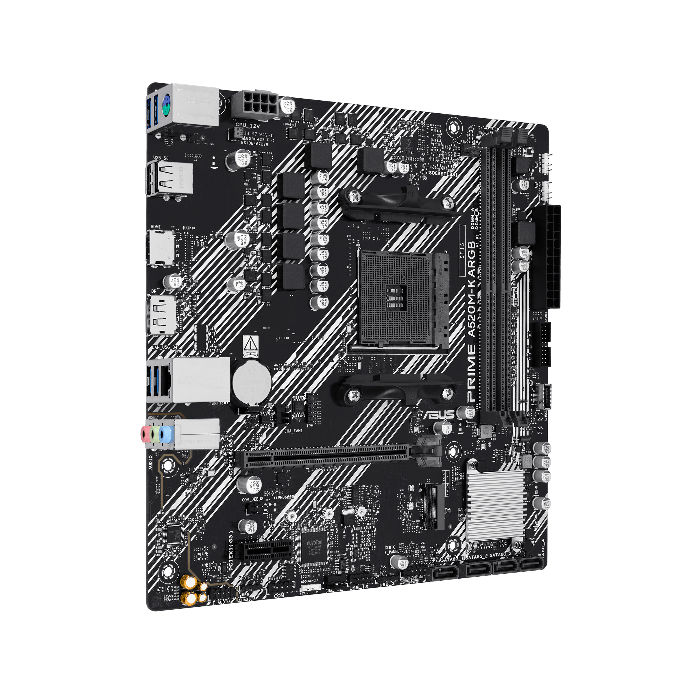 ASUS PRIME A520M-K ARGB (AM4) (D)