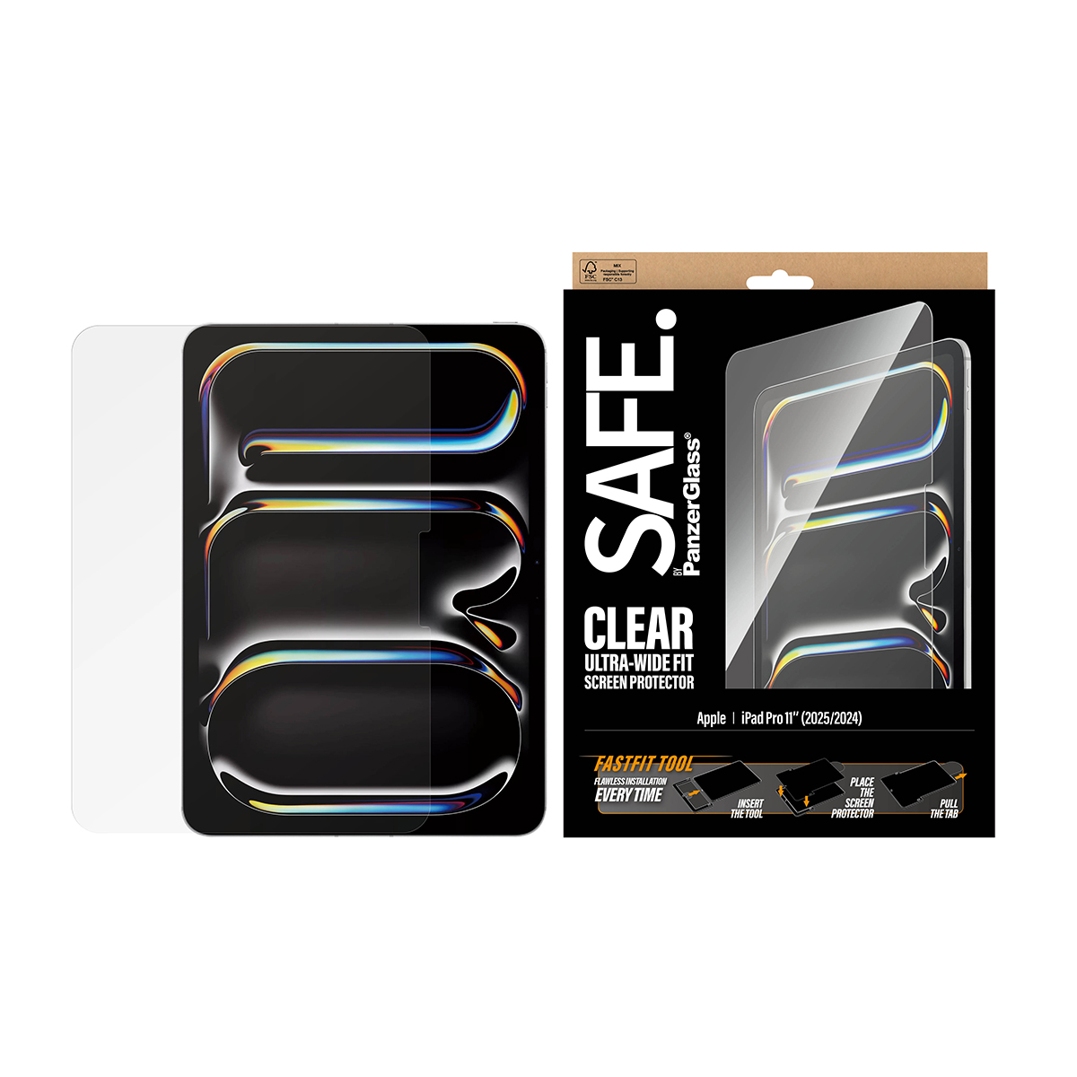 SAFE BY PANZERGLASS SCREEN PROTECTOR IPAD PRO 11INCH (2024-