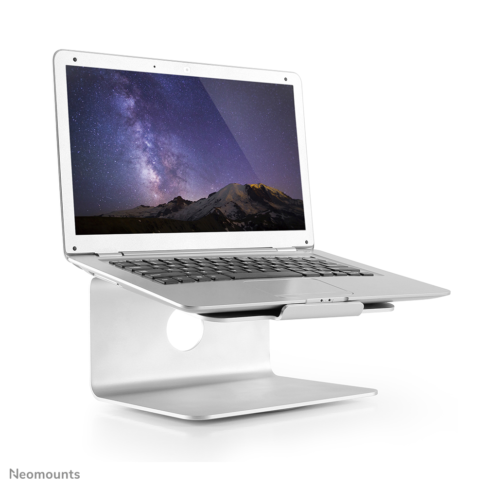 NEOMOUNTS NSLS050 Laptop Tisch Halter 360 Grad drehbar Farbe Silber