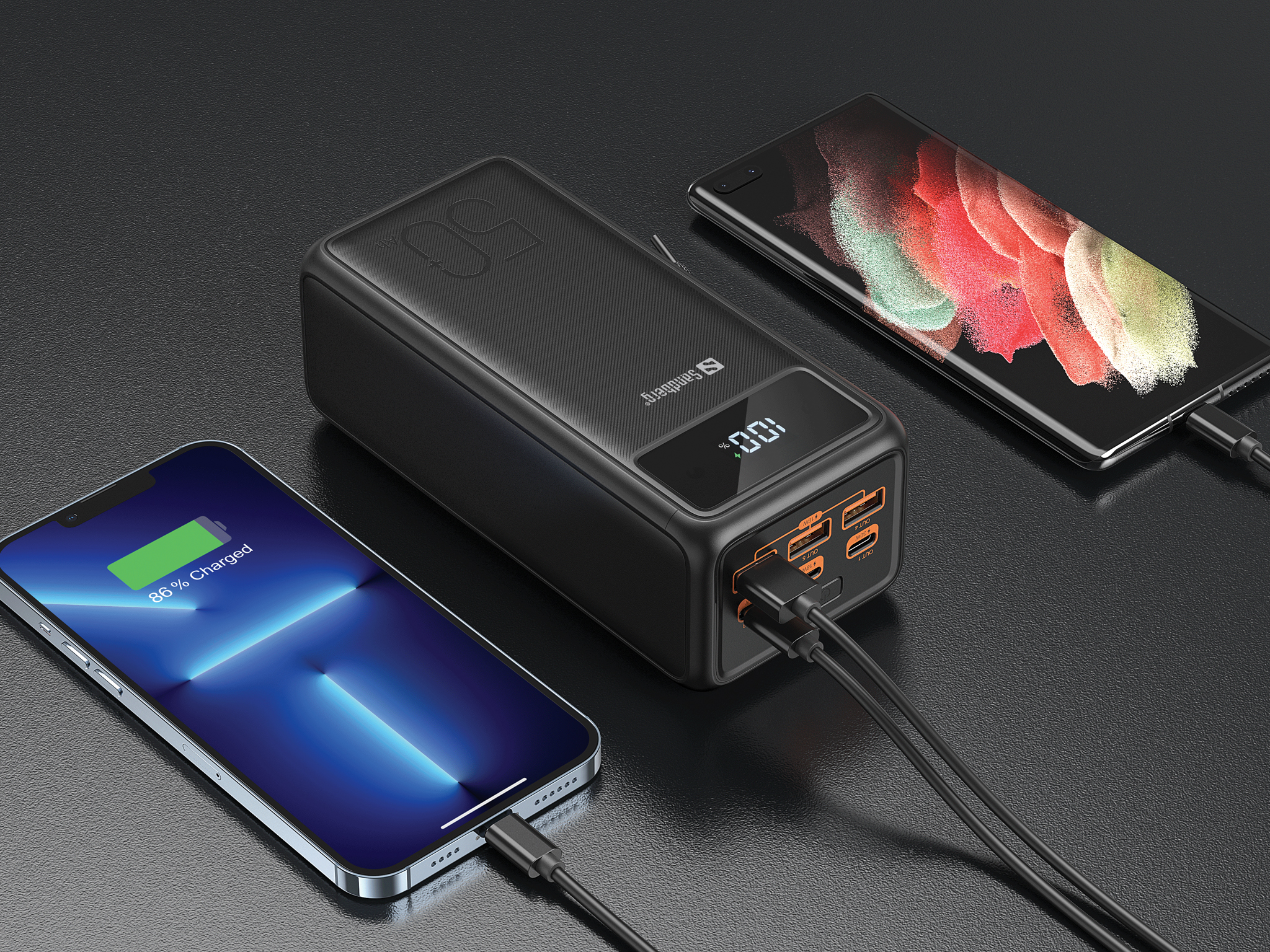 SANDBERG Powerbank USB-C PD 130W 50000mAh