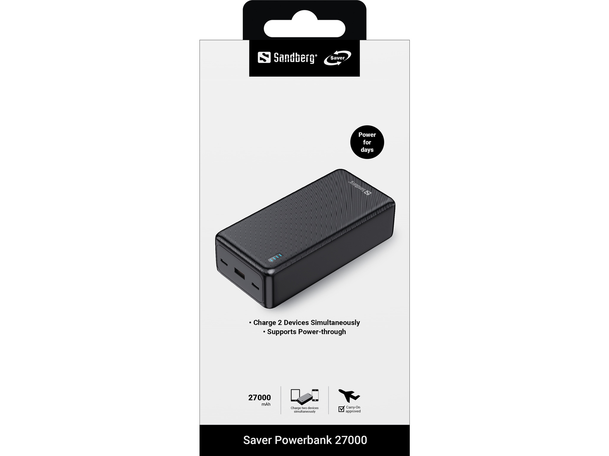 SANDBERG Saver Powerbank 27000