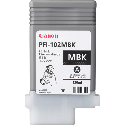 Patrone Canon PFI-102MBK matt black