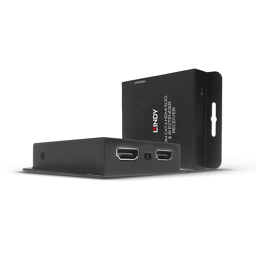 LINDY Überträgt HDMI-10.2G- IR-Signale auf Distanzen bis 70m über Cat.6-Kabel