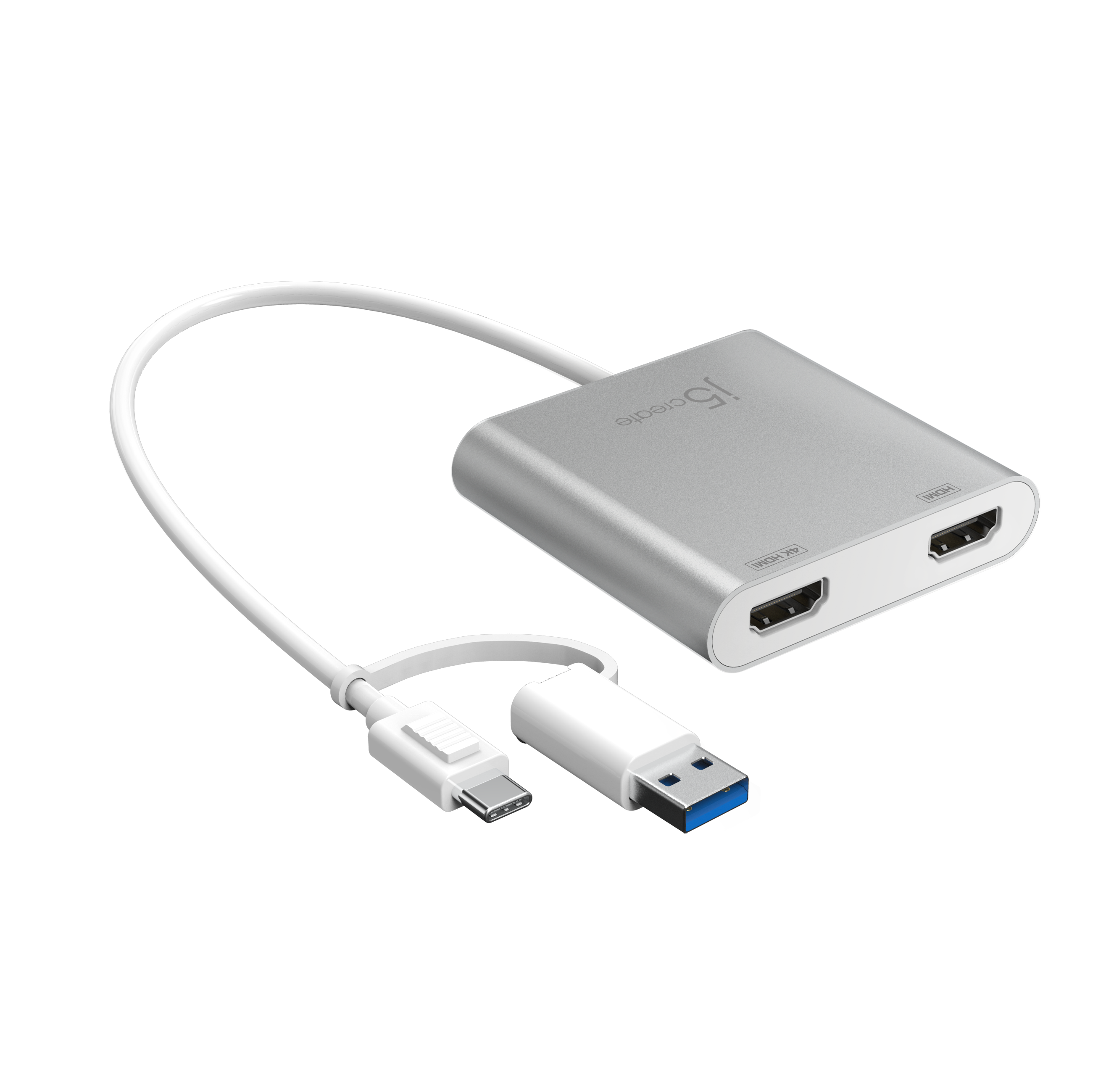 USB-C TO DUAL HDMI MULTI-MONITOR ADAPTER