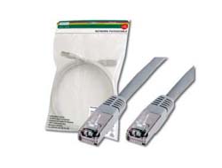 DIGITUS Patchkabel RJ45 SF/UTP Cat5e 15.00m grau Polybeutel