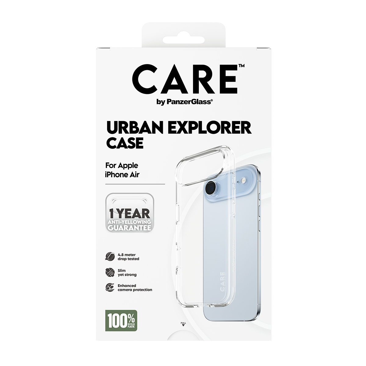 CARE BY FLAGSHIP CASE TRANSPARE URBAN EXPLORER W. CLEAR FRAME IP
