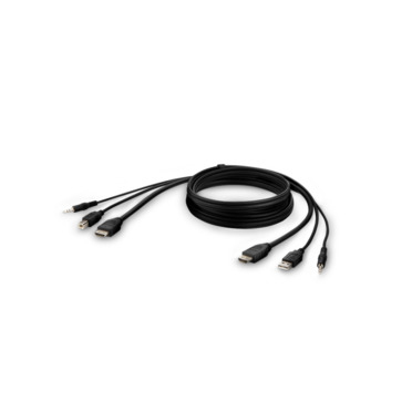 HDMI/USB/AUD CBLHDMI M/M USB A/B 10IN