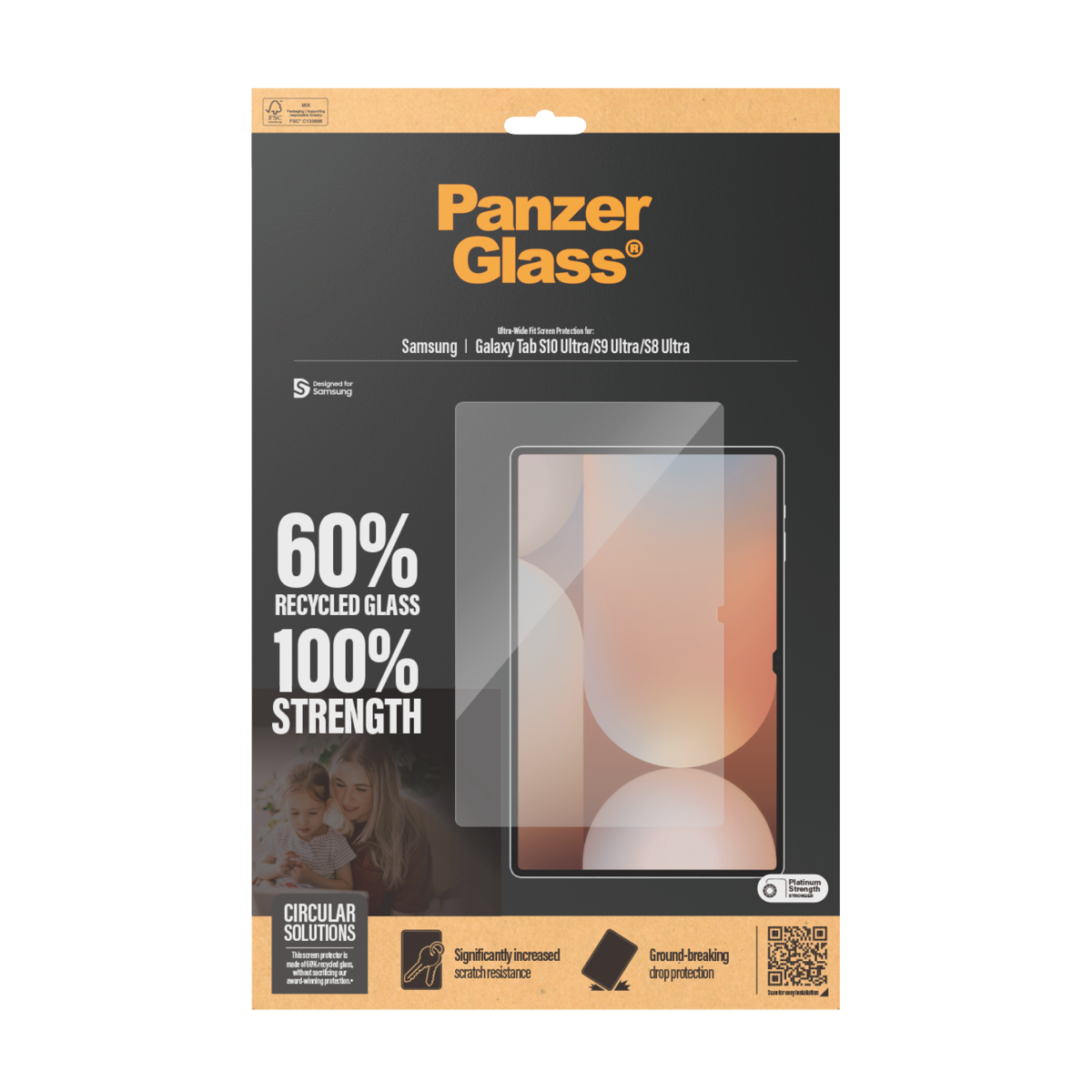 PANZERGLASS SCREEN PROTECTOR SAMSUNG GALAXY TAB S8 ULTRA S9 U