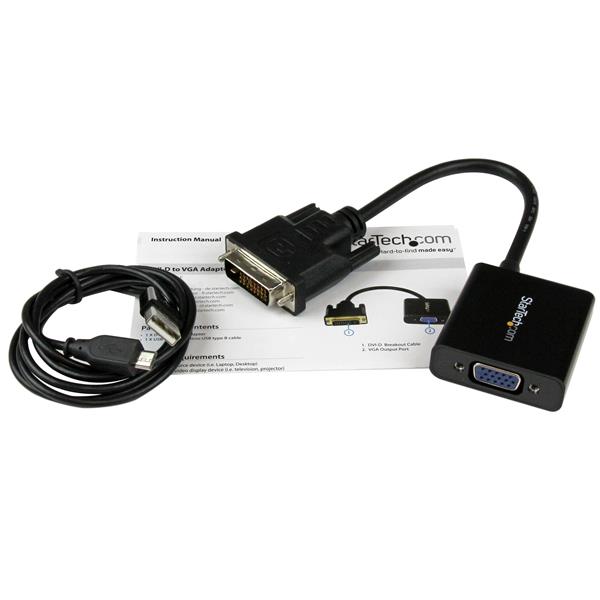 DVI-D TO VGA ACTIVE CONVERTER .