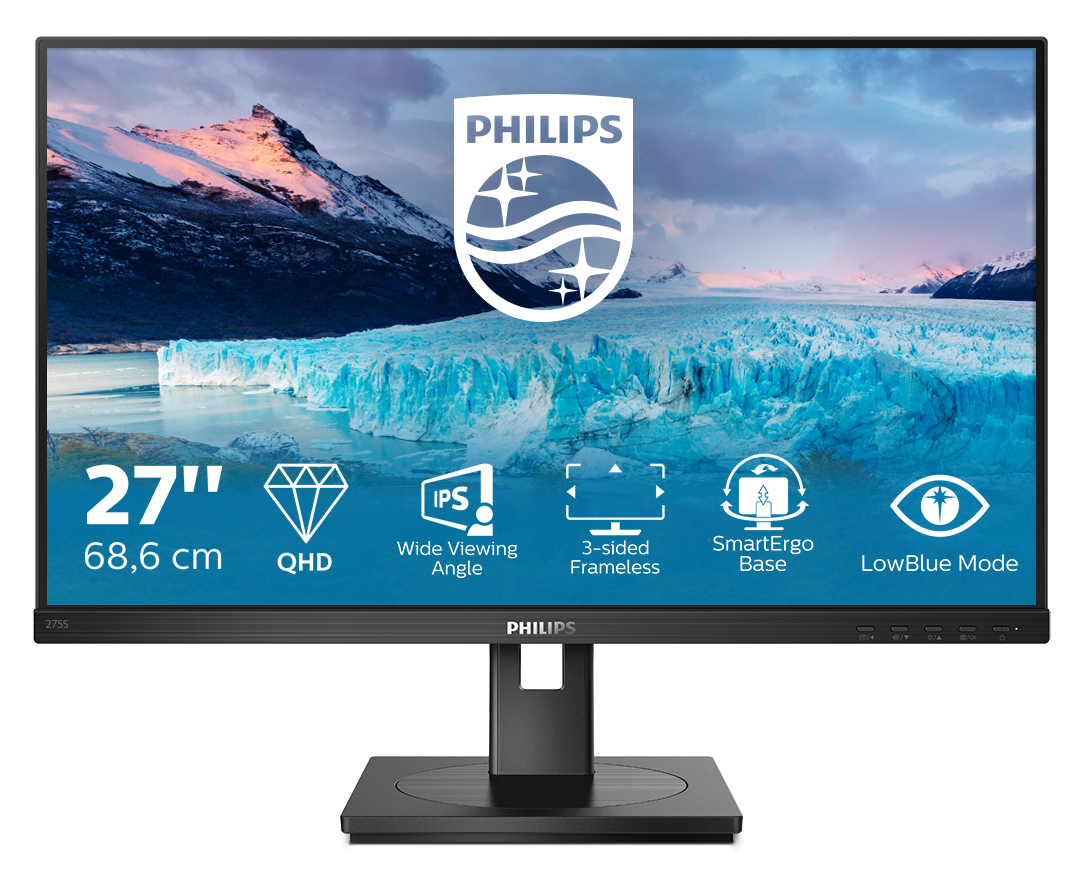 275S1AE 68.6CM 27IN 2560X1440 16:9 300CD/QM BLACK