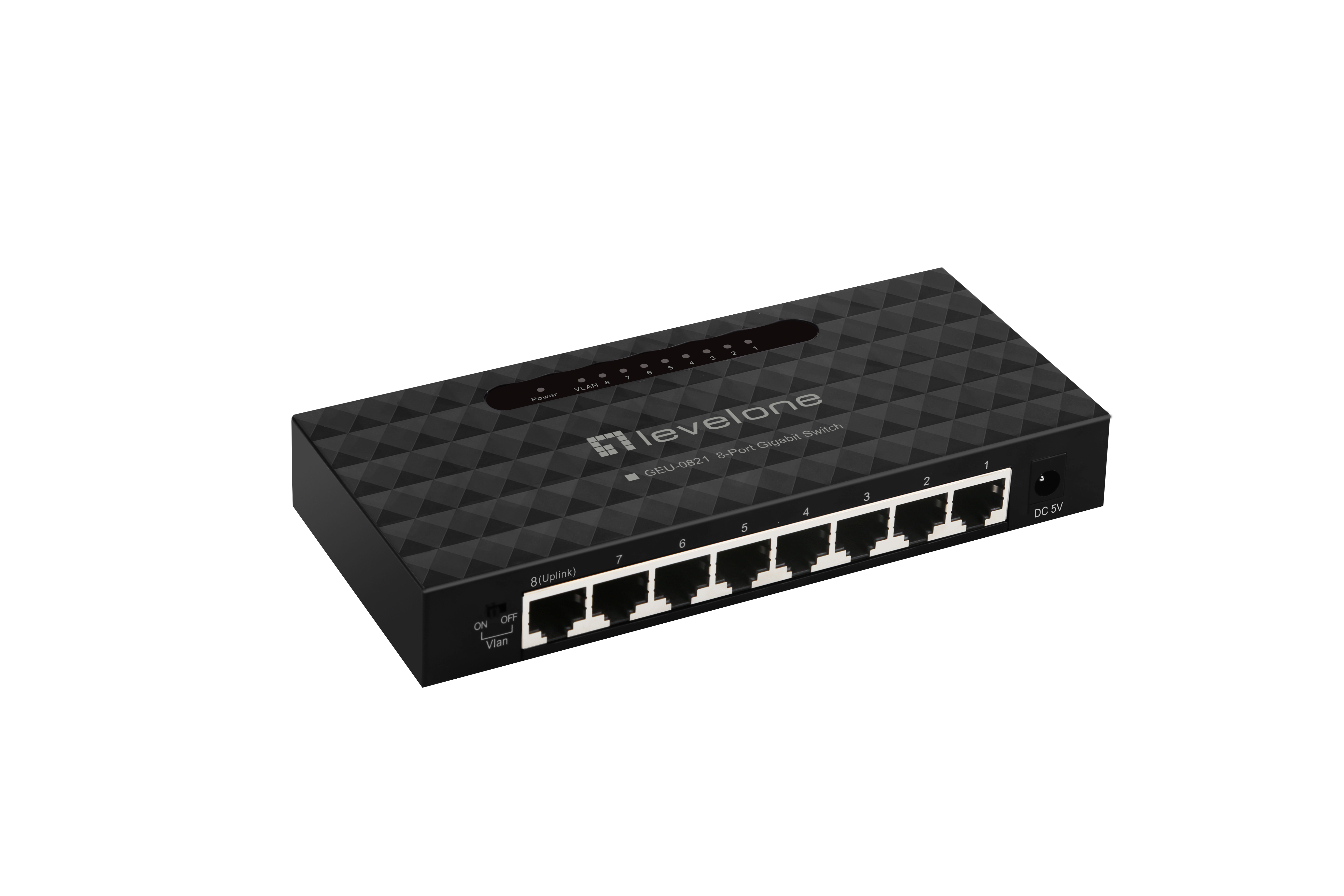 LevelOne Switch 8xGE unmanaged Plastik