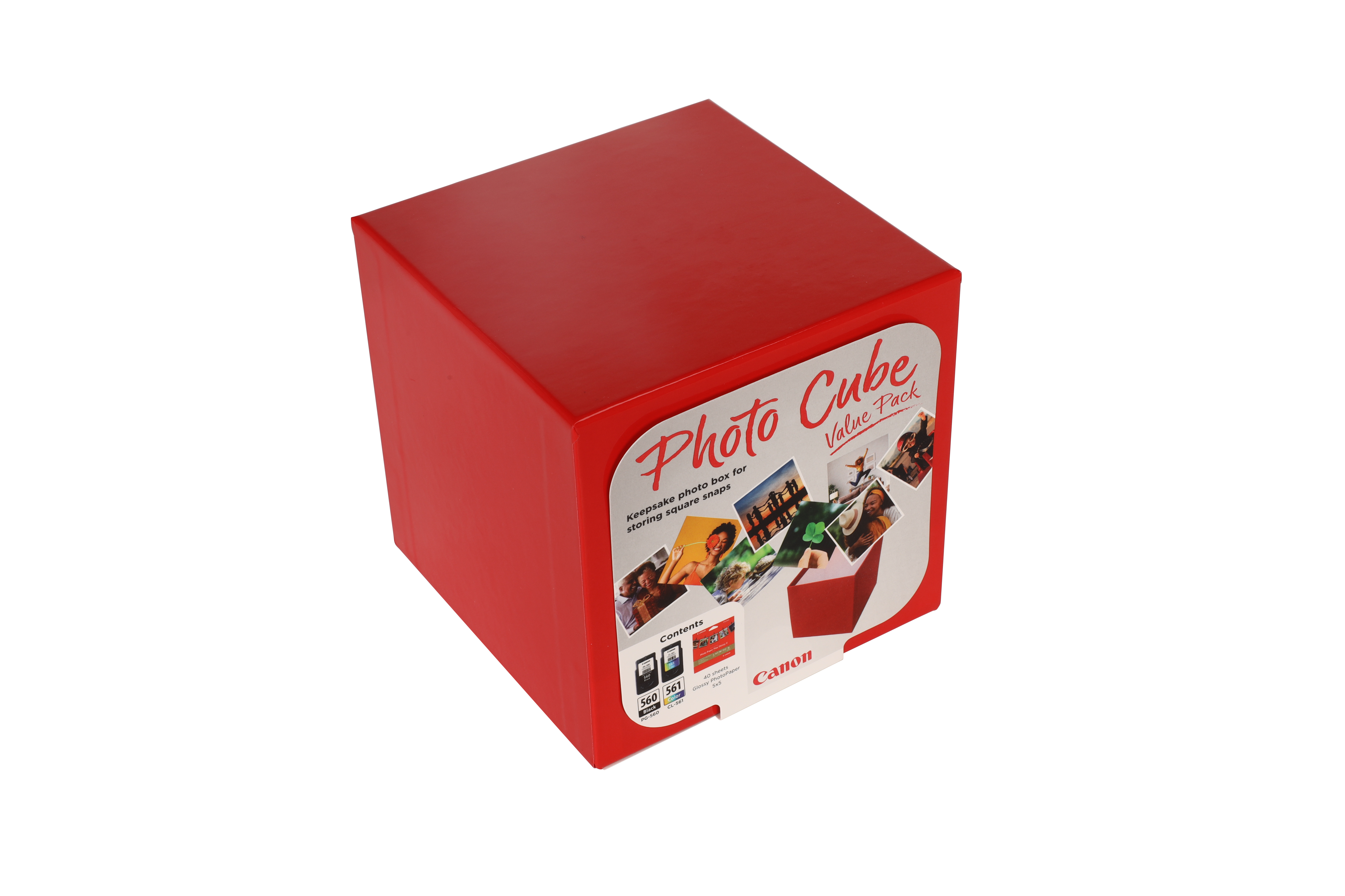 Canon PG-560 + CL-561 schwarz, color Druckköpfe + Fotopapier, 2er-Set