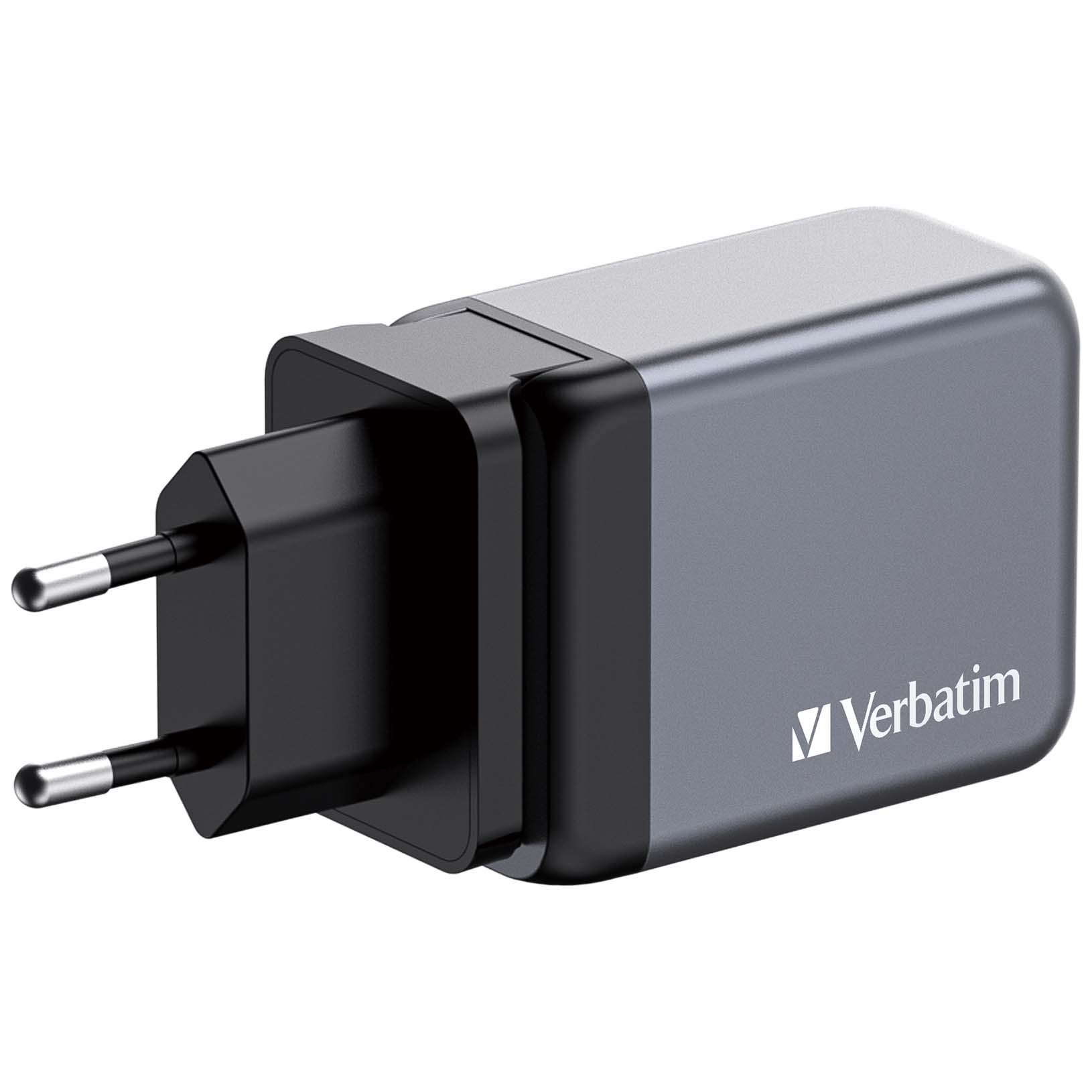 Verbatim GNC-65 GaN Charger 3 Port 65W USB A/C (EU/UK/US)