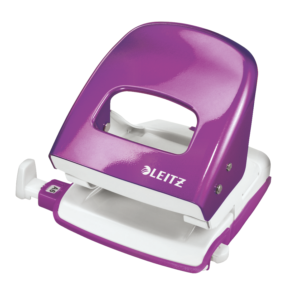 LEITZ Locher NeXXt 5008 WOW violett-metallic, 1 St.