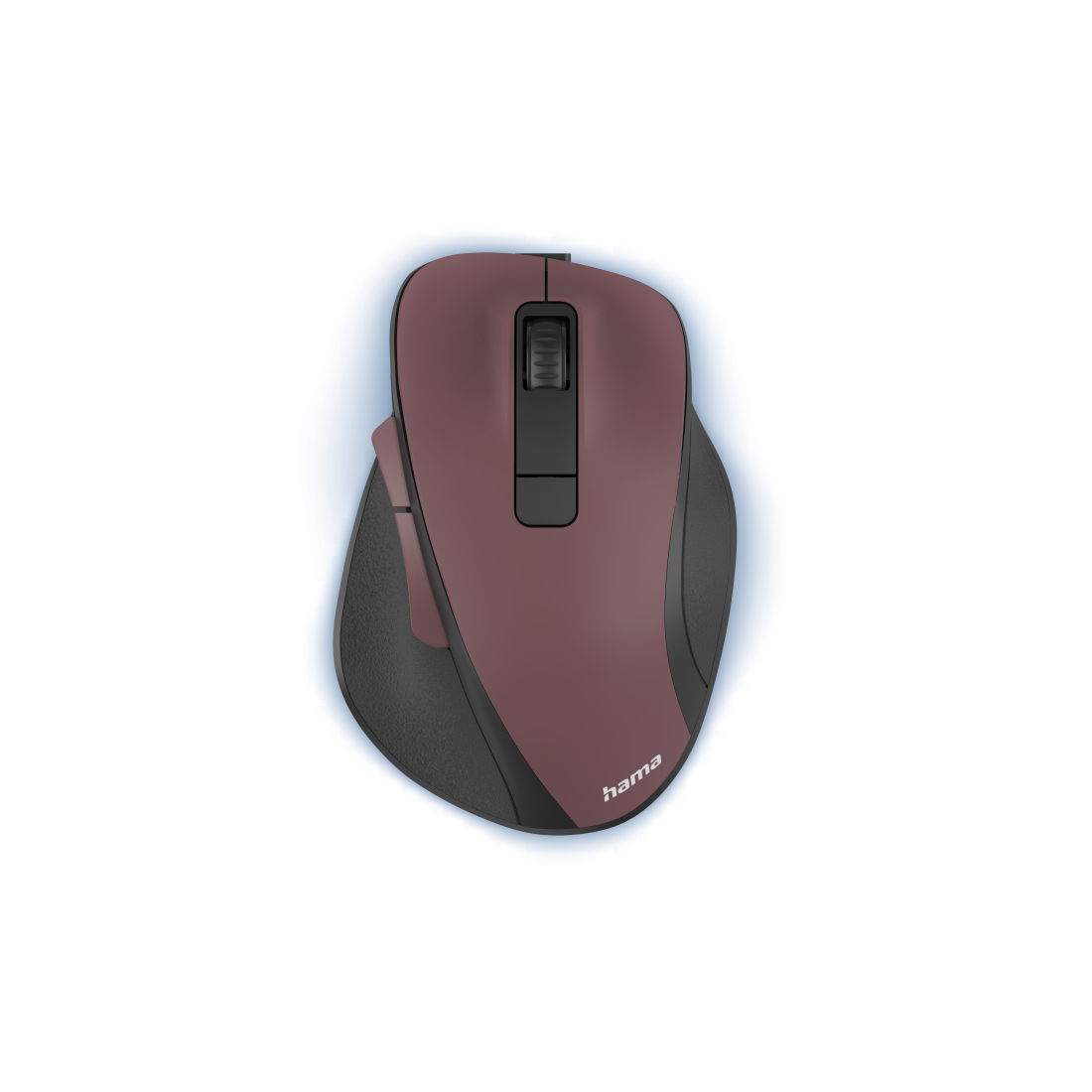 hama MW-500 Maus ergonomisch kabellos bordeaux