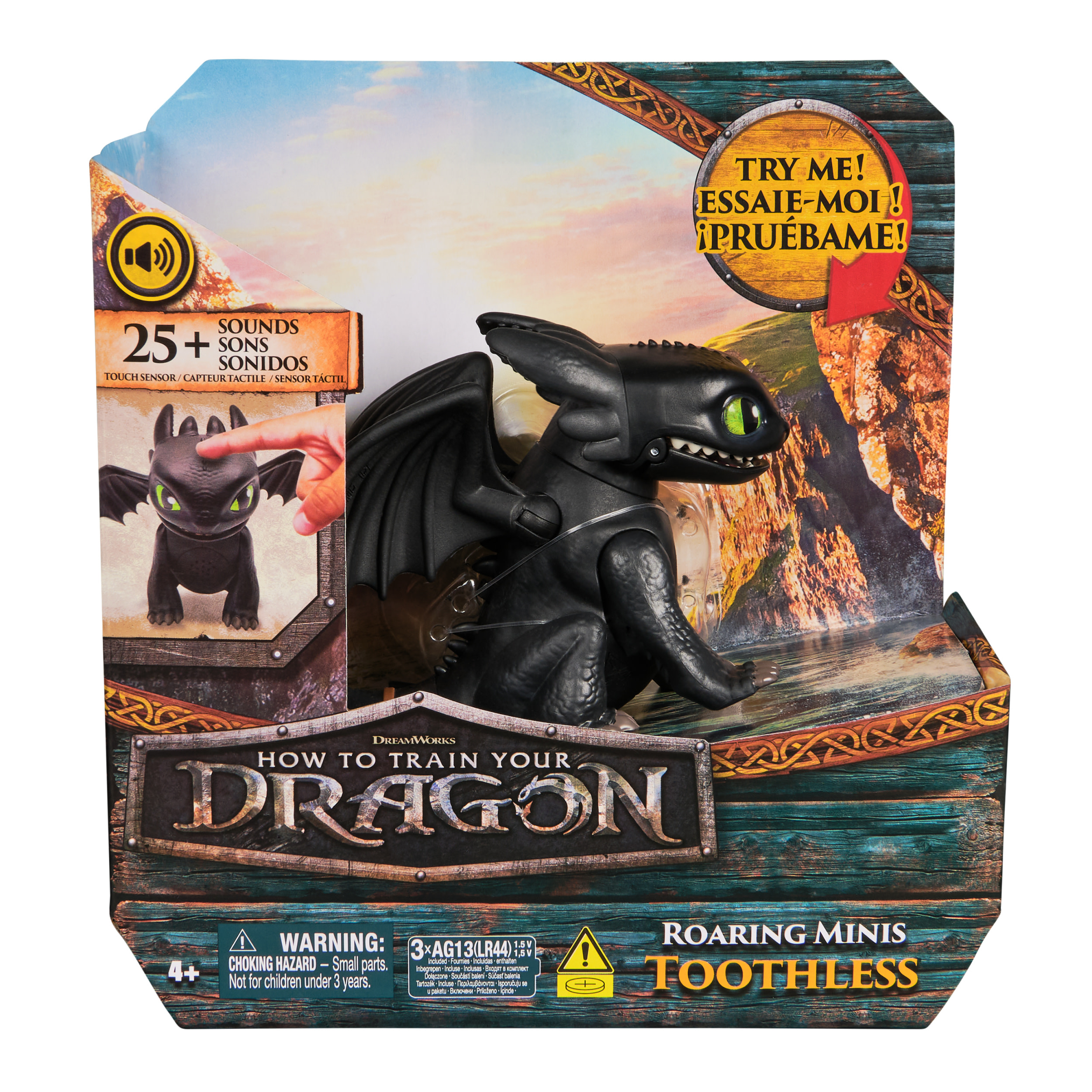 Drachenzähmen leicht gemacht - Interaktiver Mini-Drache Ohnezahn, Spielfigur