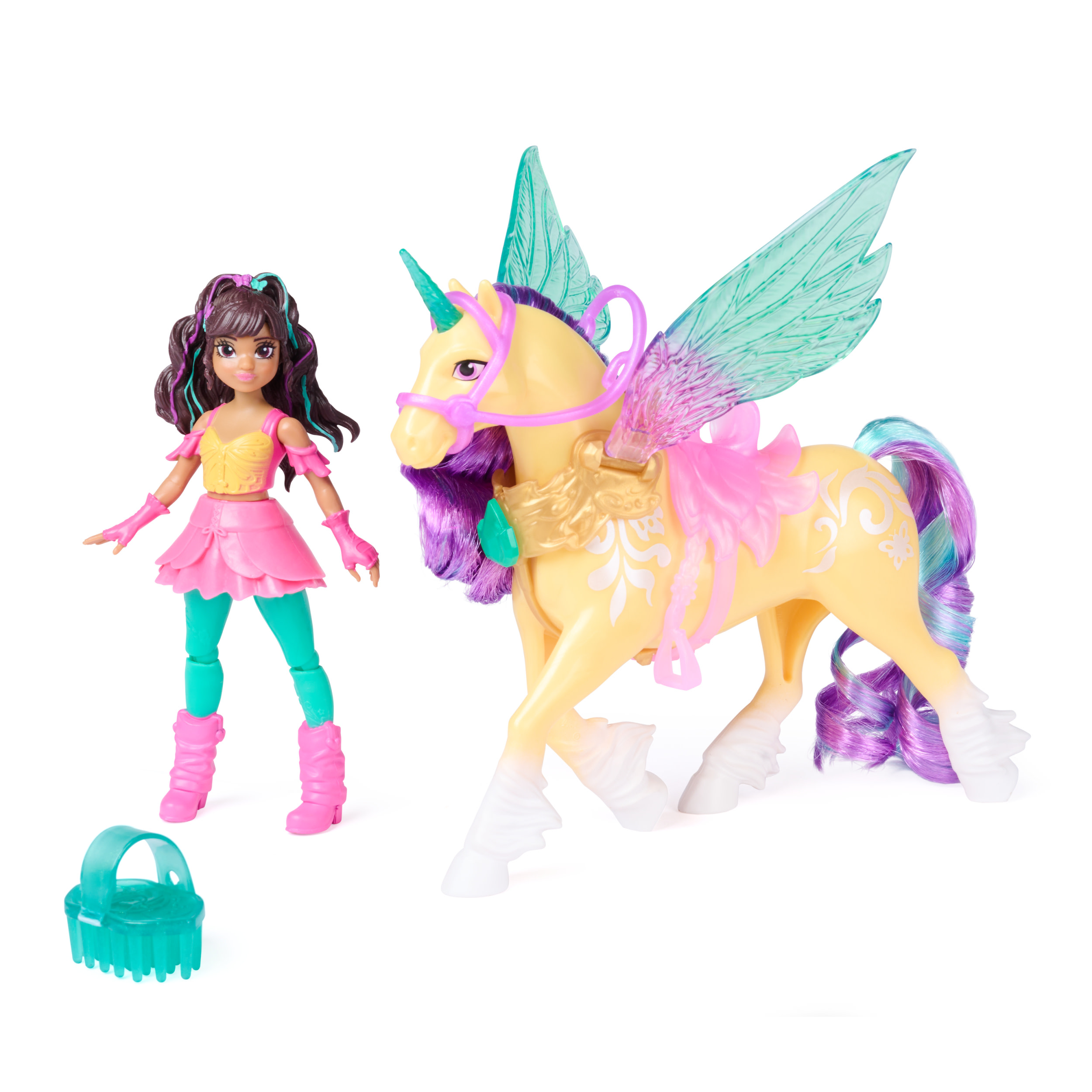 Unicorn Academy - Wing Magic Ava & Leaf Spielset, Spielfigur