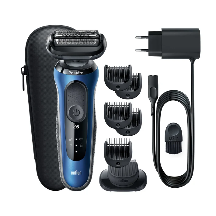 Braun Series 6 61-B1500s Elektrorasierer, blau