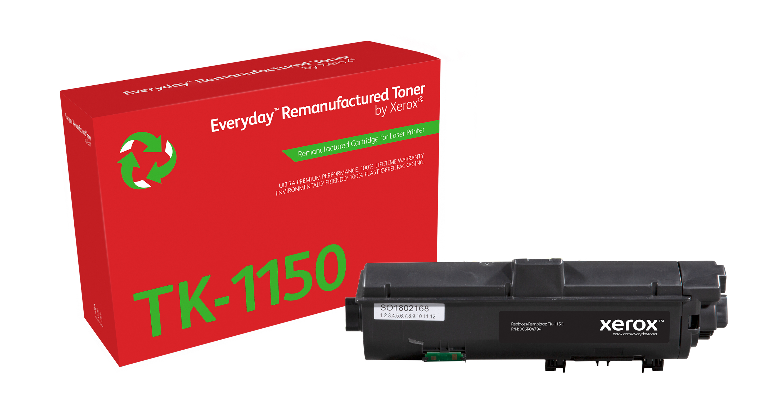 EVERYDAY REMANUFACTURED TONER BLACK REPLACES KYOCERA TK-1150