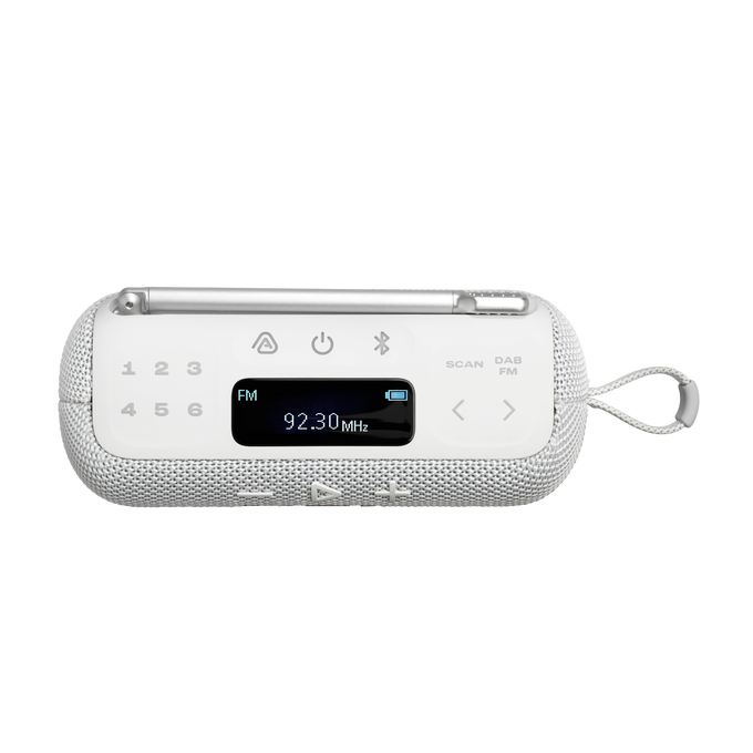 JBL Tuner 3 Tragbares DAB+/UKW BT Radio, IP68, Weiß