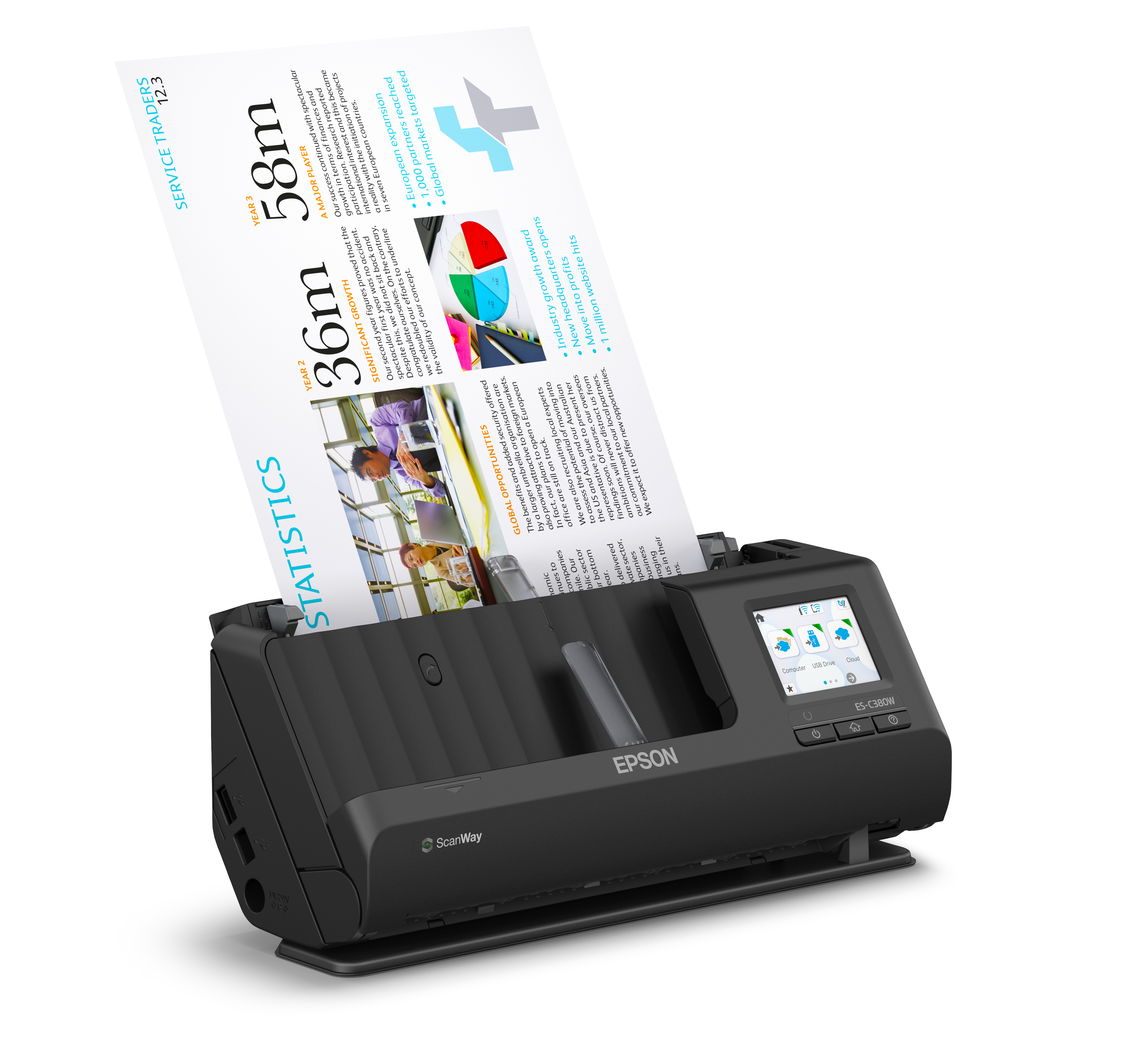 EPSON ES-C380W Dokumentenscanner