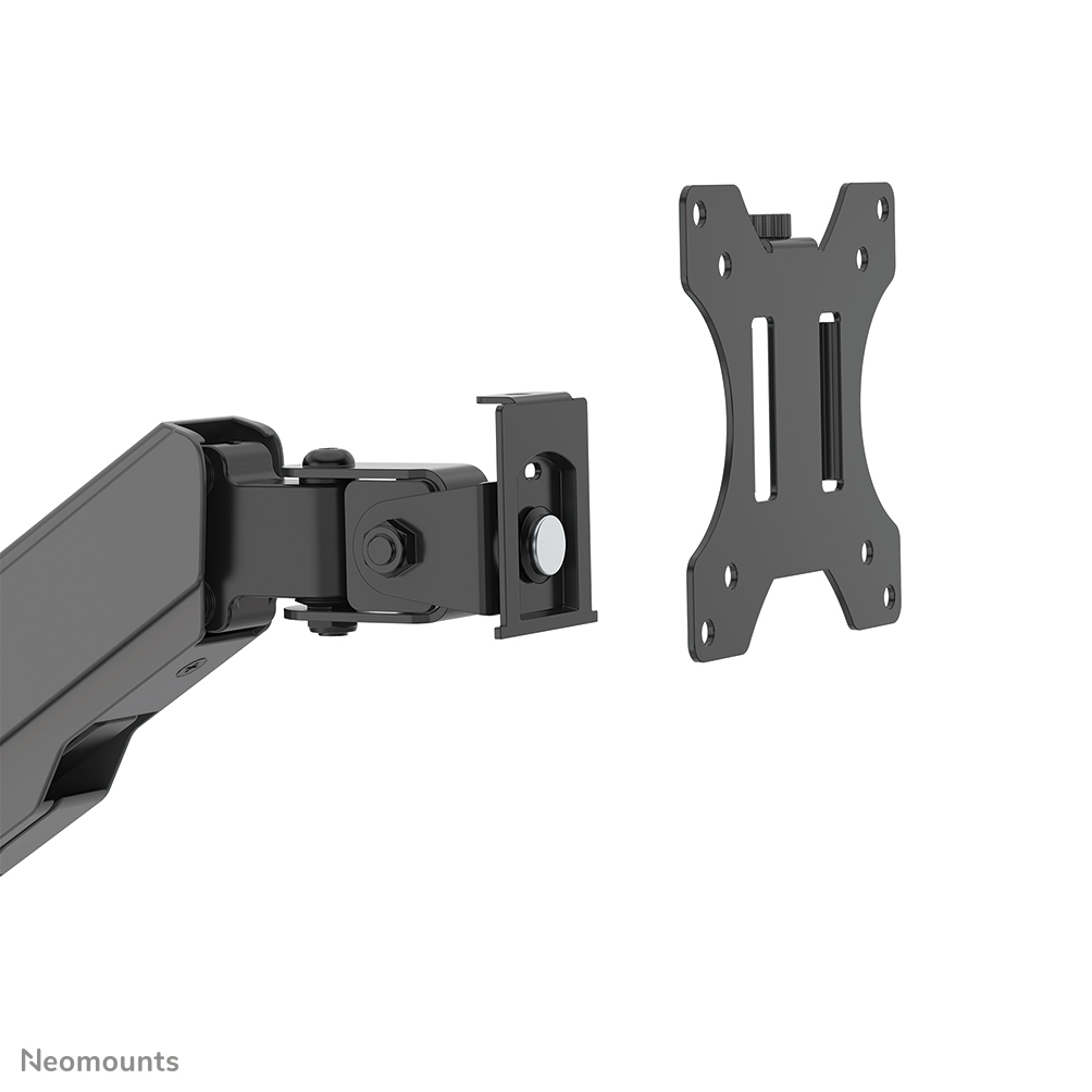 NEOMOUNTS wall mounted sit-stand workstation Screen Keyboard & Mouse