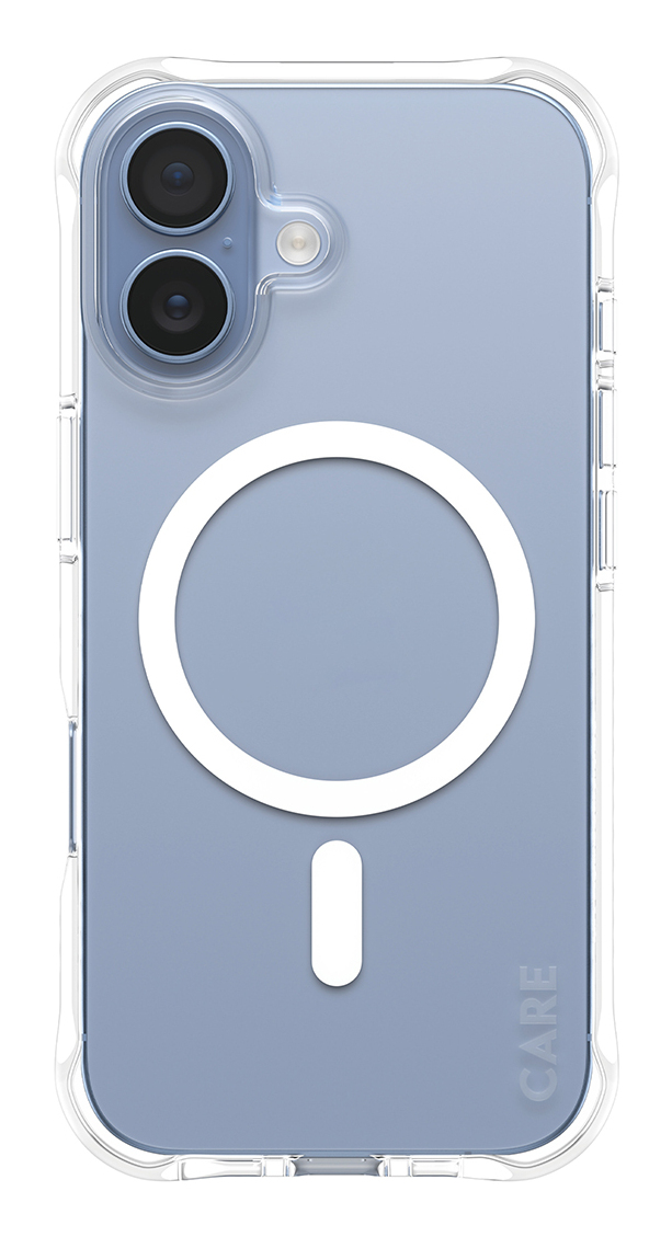 CARE BY FASHIONABLE CASE SAMBA TRANSPARENT W. WHITE MAGSAFE IPH
