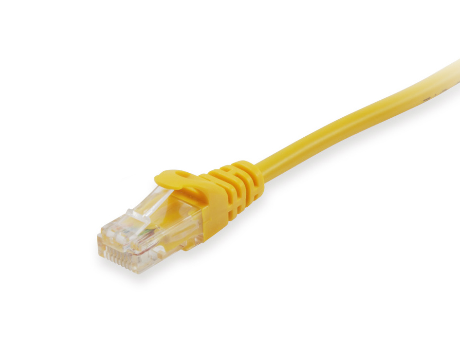 Equip Patchkabel Cat6 U/UTP 2xRJ45 0.25m gelb PVC Polybeutel