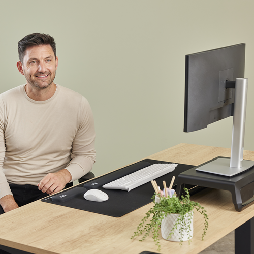 Fellowes Breyta Handgelenkauflage Silikon Schwarz