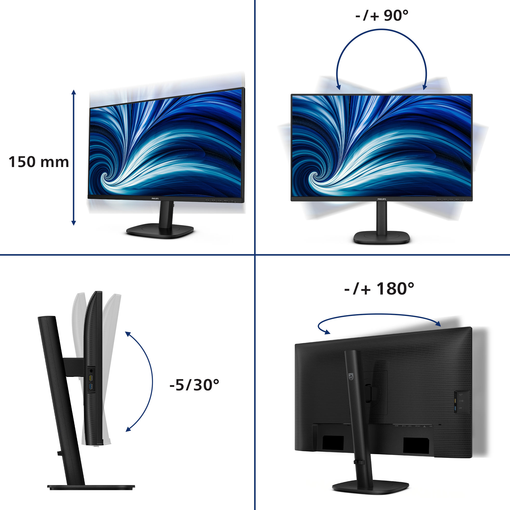 27B2U3601 27IN 68.6CM IPS 2560X1440 4MS QHD 16:9 HDMI
