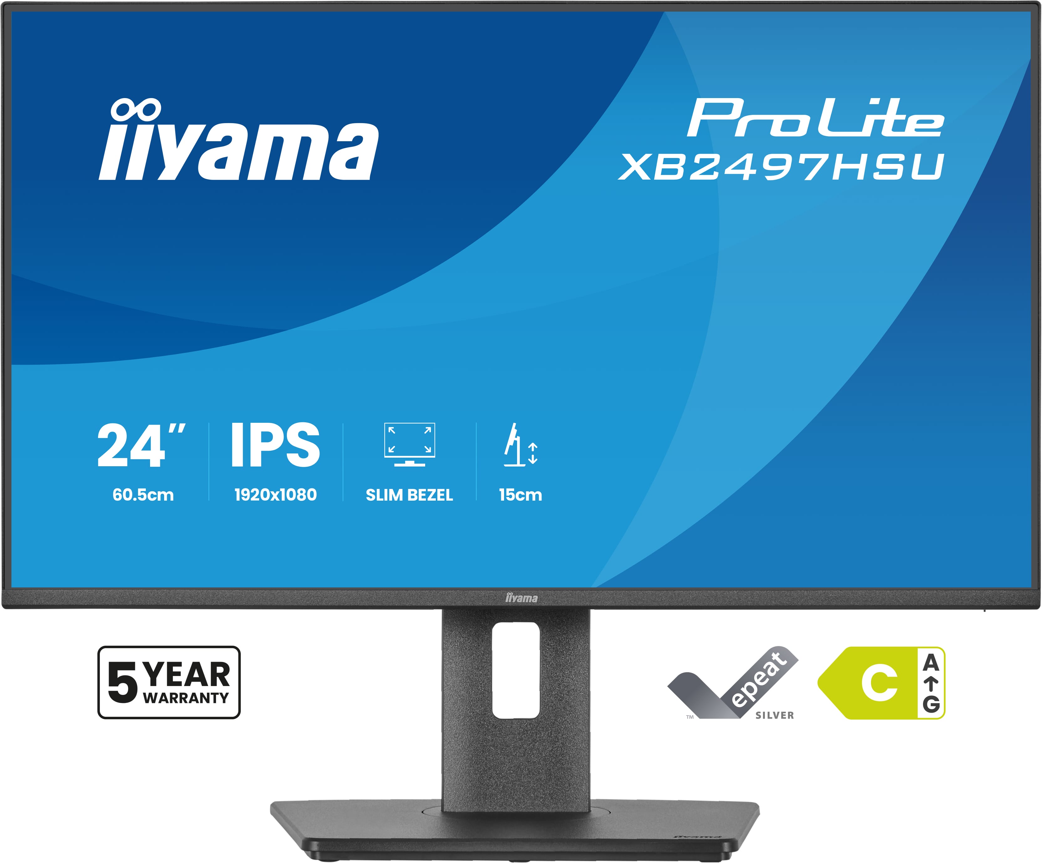 IIYAMA 60.5cm (24) XB2497HSU-B1 16:09 HDMI+DP+2xUSB-C