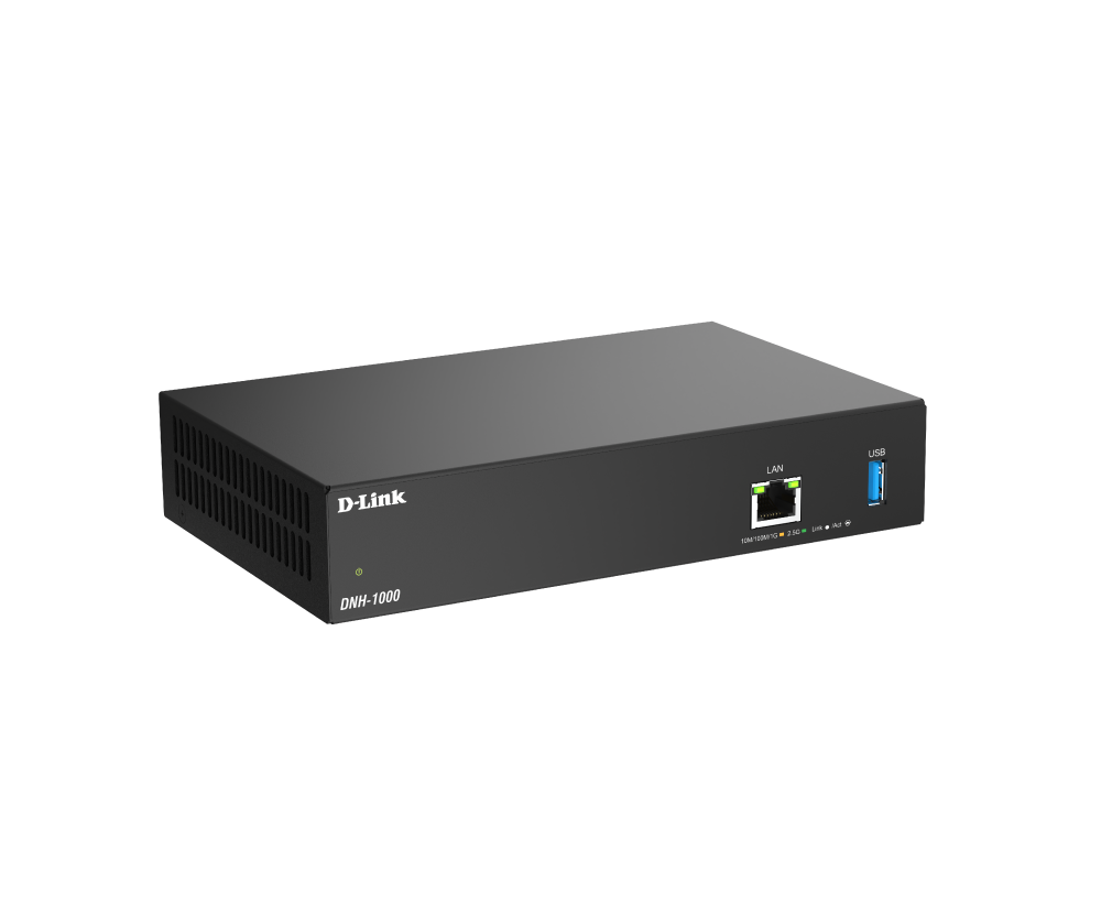 D-LINK DNH-1000 Nuclias Network Controller unterstützt bis zu 500 Geräte 1x 2.5G Ethernet 1x USB 3.0