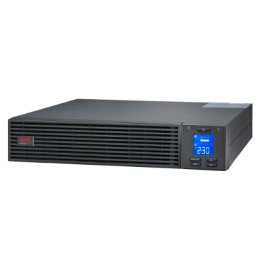 APC Easy UPS On-Line UPS Rack AC 220/230/240V 900Watt 1000VA 1-phase lead acid USB serial oc 3 PFC 2U Europe BK RAL 7010