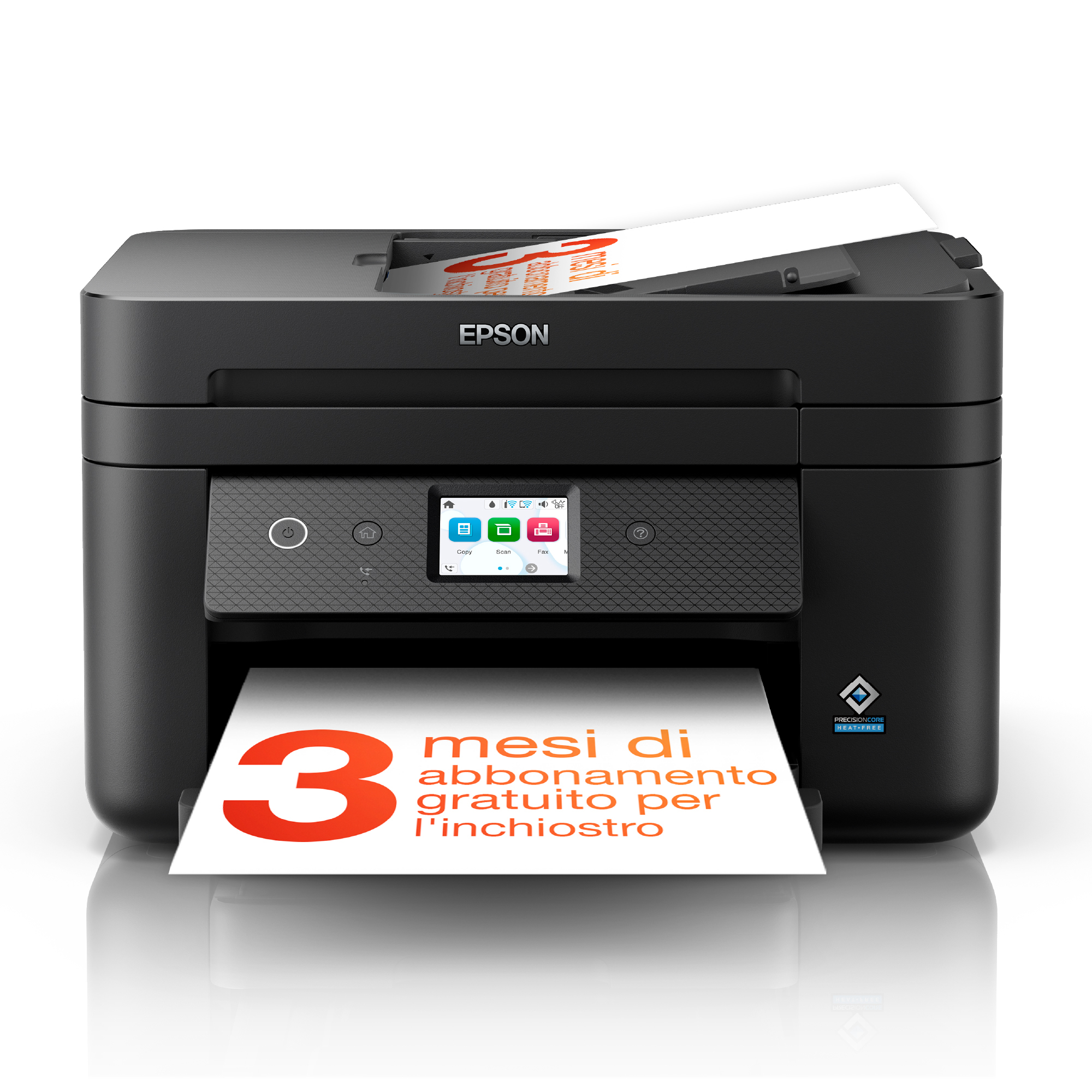 EPSON WorkForce WF-2960DWF 4 in 1 Tintenstrahl-Multifunktionsdrucker schwarz