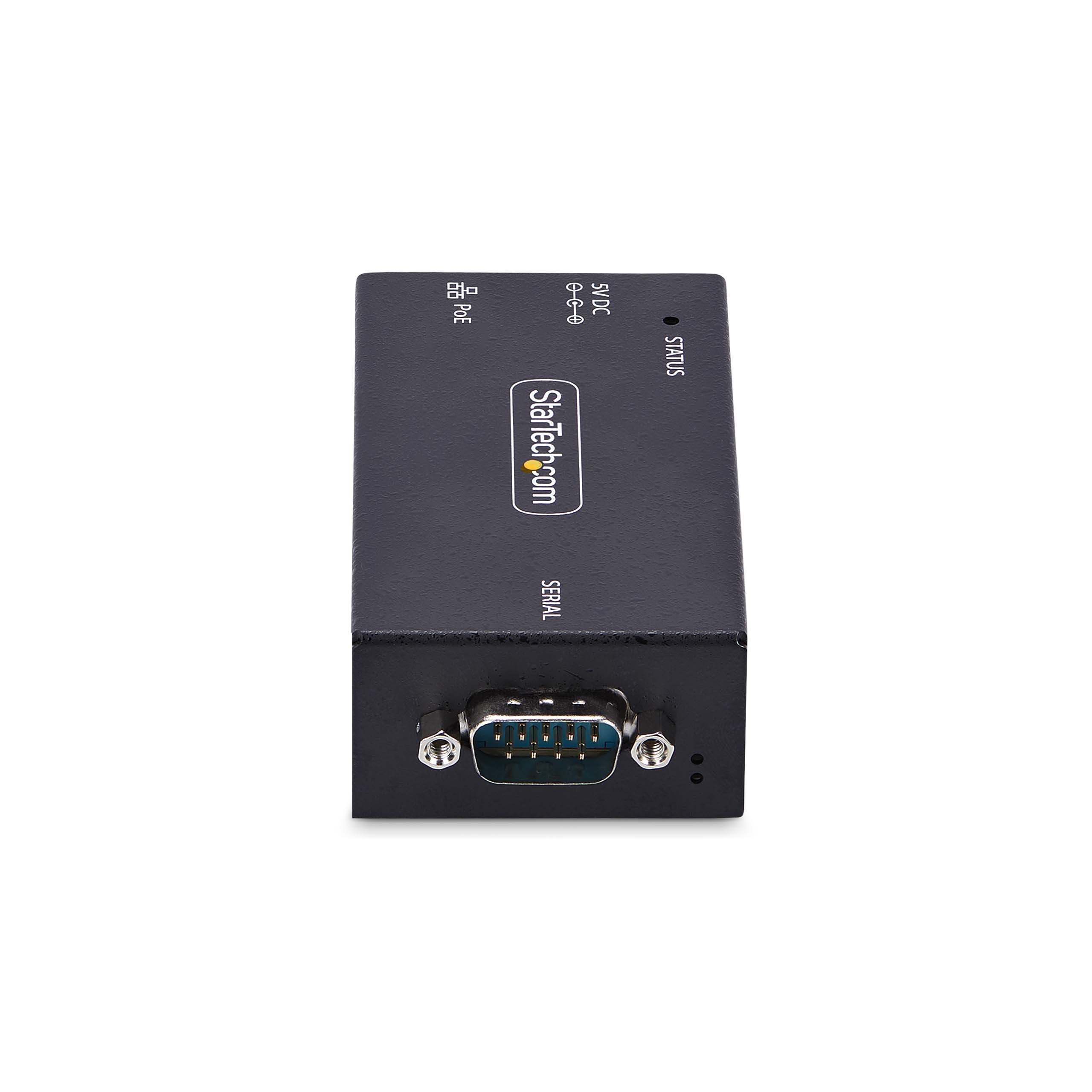 STARTECH.COM 1-Port Seriell auf POE Ethernet Adapter Serial TCP IP Server Wand/DIN Montage RS232 Ethernet Adapter/Konverter