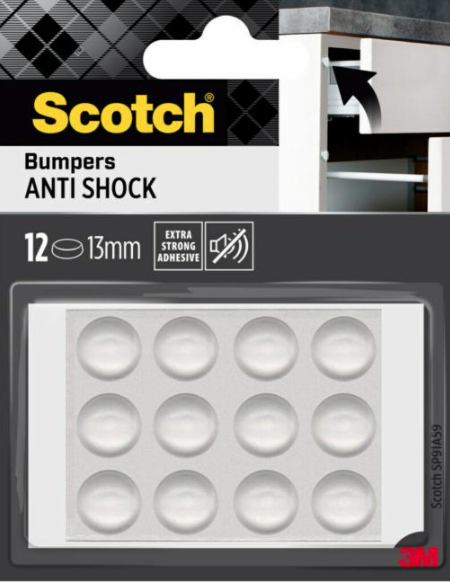 Scotch SP91A59 rund Elastikpuffer, 12 St.