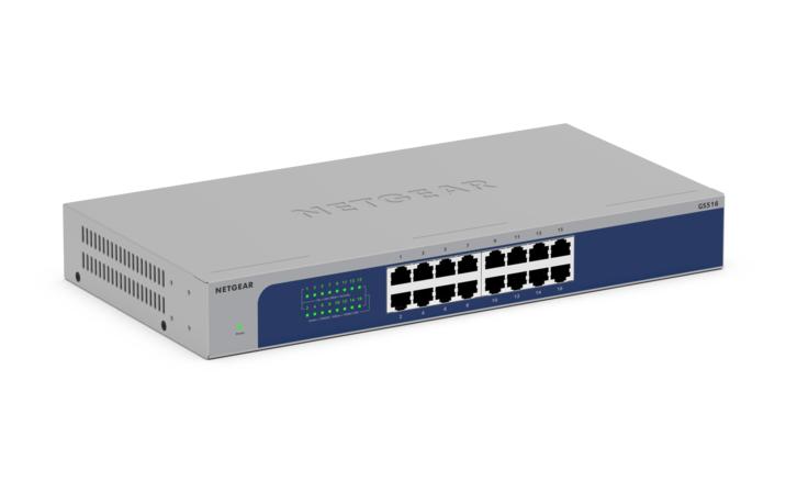 NETGEAR Switch 16-port 10/100/1000 GS516-300EUS