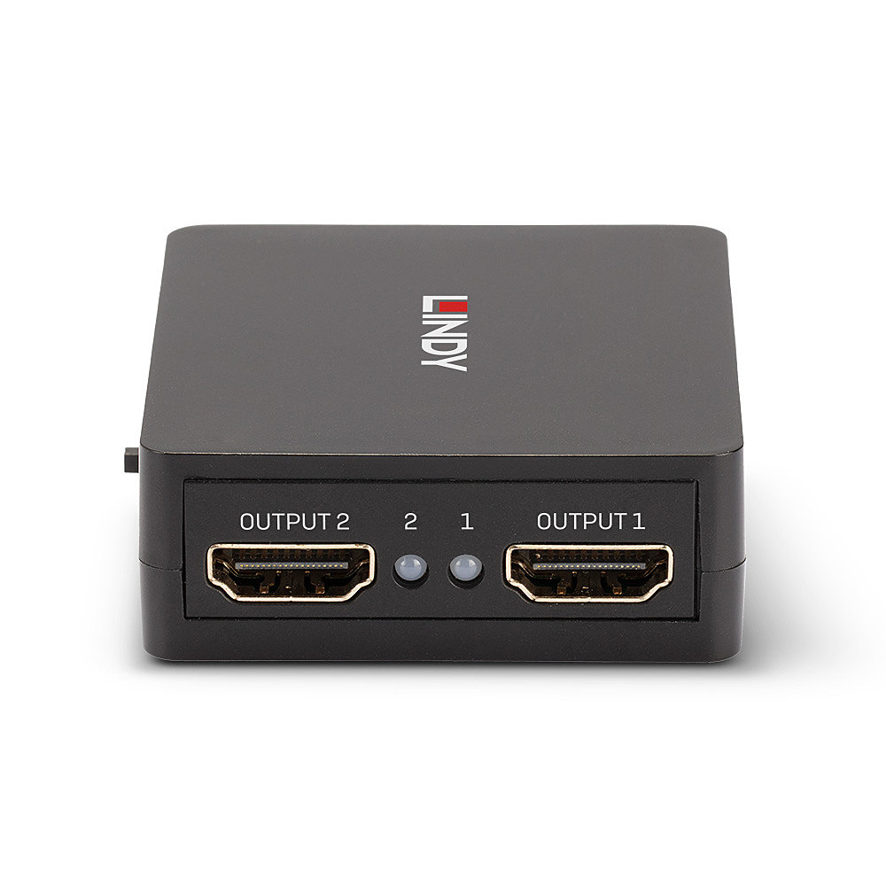 2 Port HDMI Splitter 18Gbps, kompakt