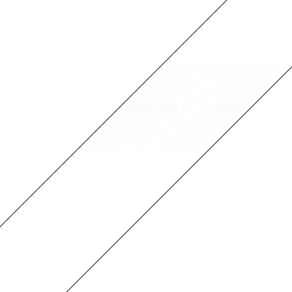 TZE-145 LAMINATED TAPE 18MM 8M WHITE ON CLEAR
