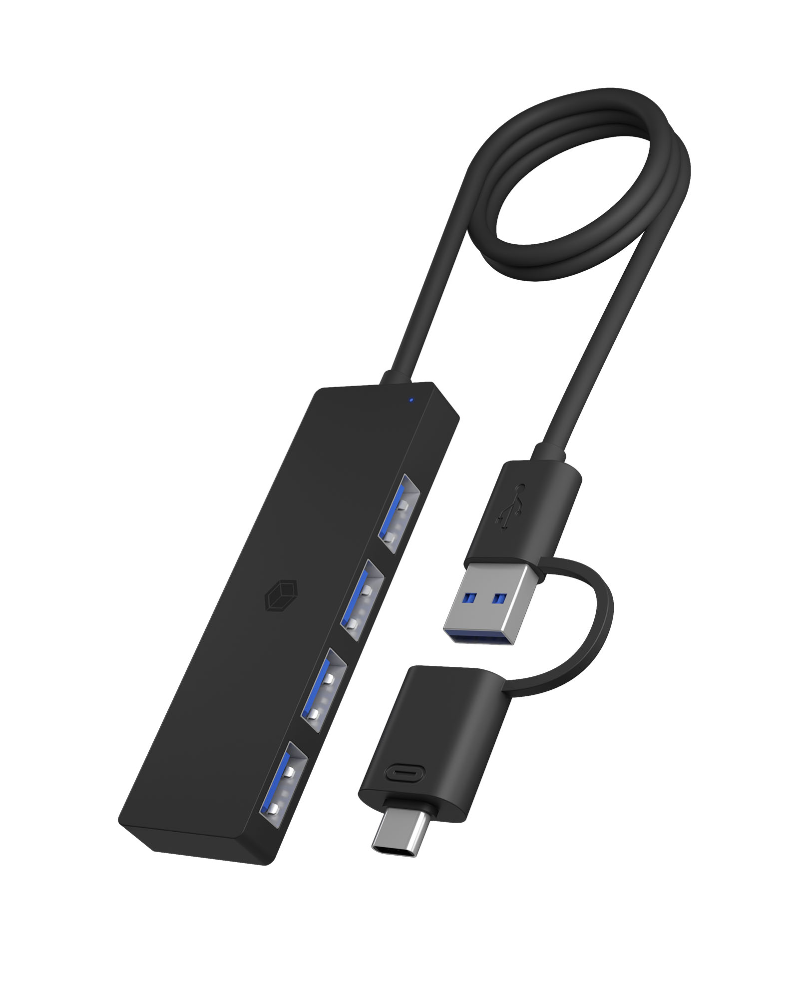 Hub 4-Port IcyBox USB 3.2 Gen 1 IB-HUB1424-C3 Type-C/A