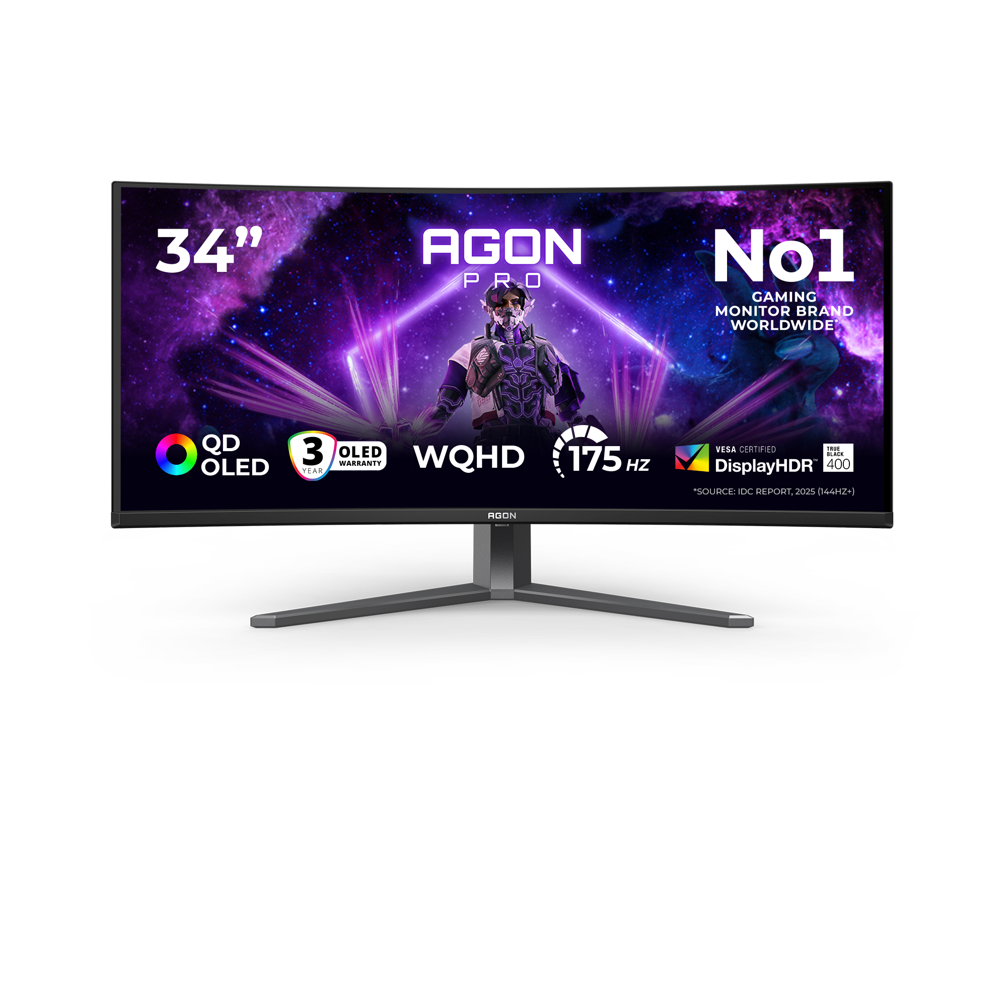 OLED AGON PRO AG346UCD, Gaming-Monitor