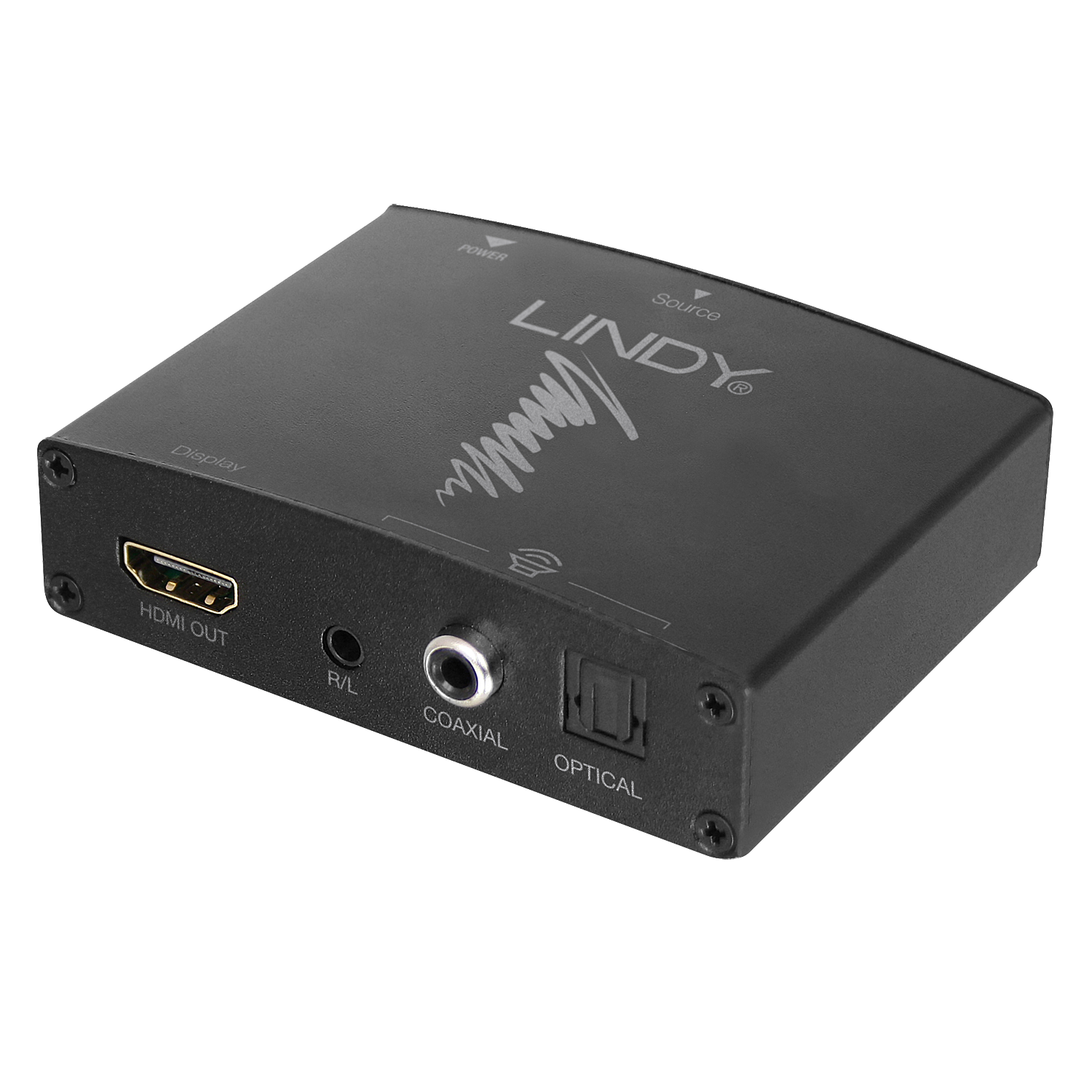 LINDY Audio Extractor HDMI mit Bypass 4K optisch und coaxial