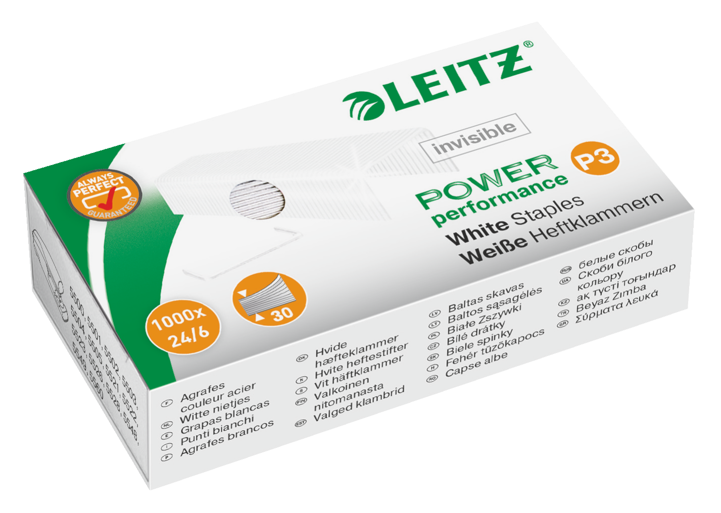 LEITZ Heftklammern 5554 24/6, 1.000 St.