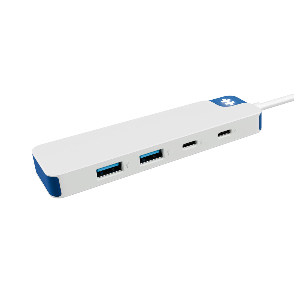 HYPERDRIVE FLEX 4 PORT USB-C COMBO HUB (BLUE)