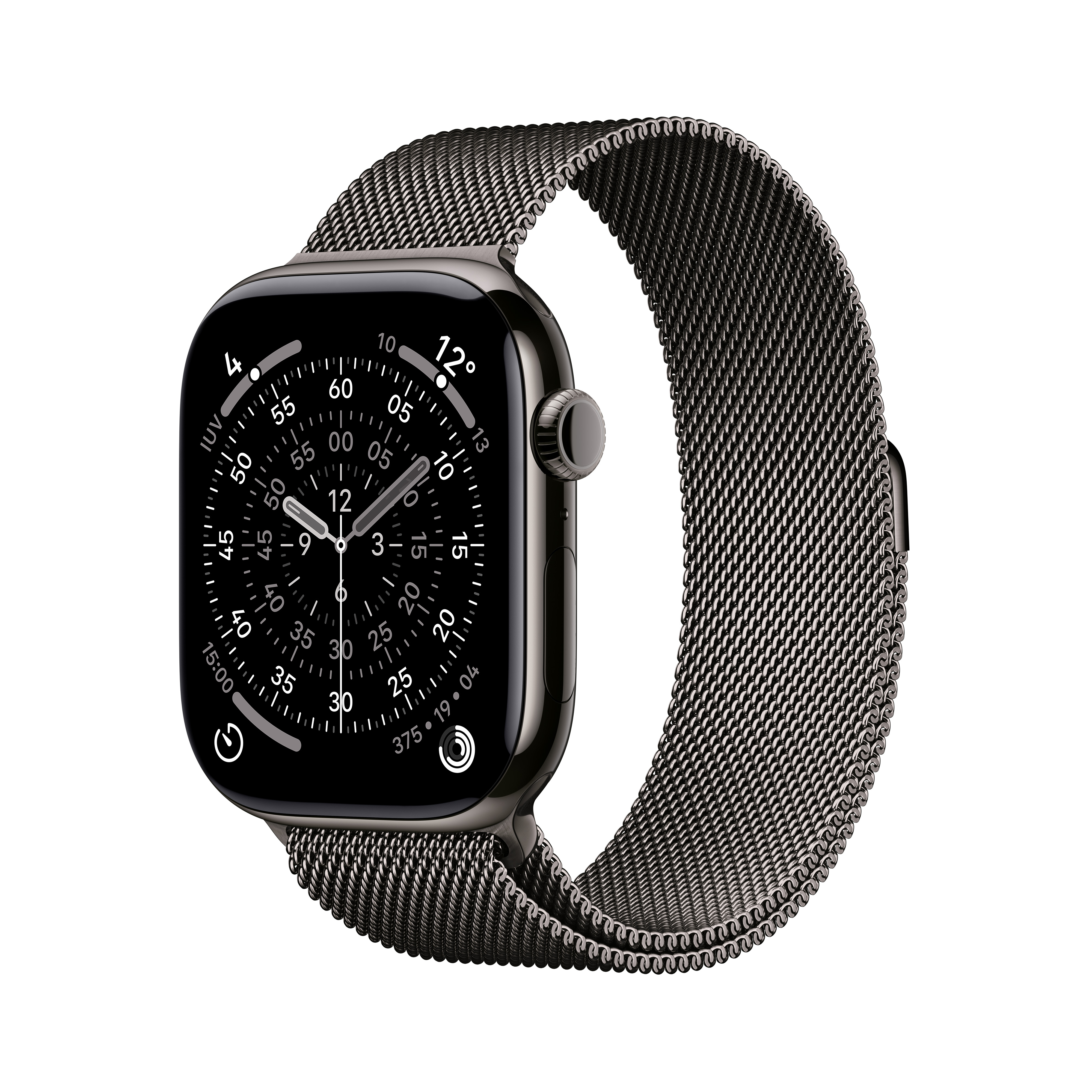 APPLE Watch Series 11 GPS + Cellular 46mm Slate Titanium Case with Slate Milanese Loop - S/M