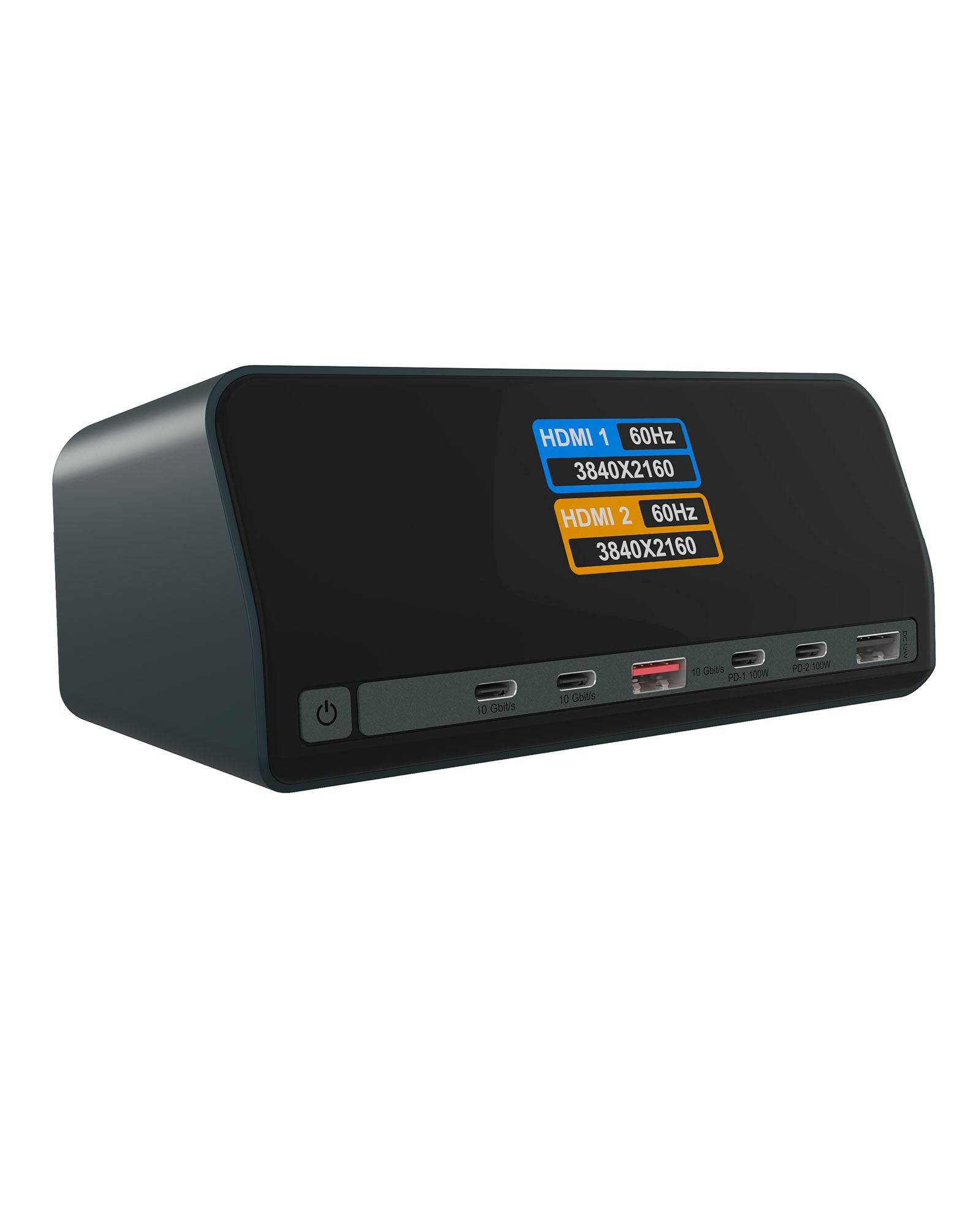 Dockingstation IcyBox Heart Dock 2300 11 in 1 m. LCD Display