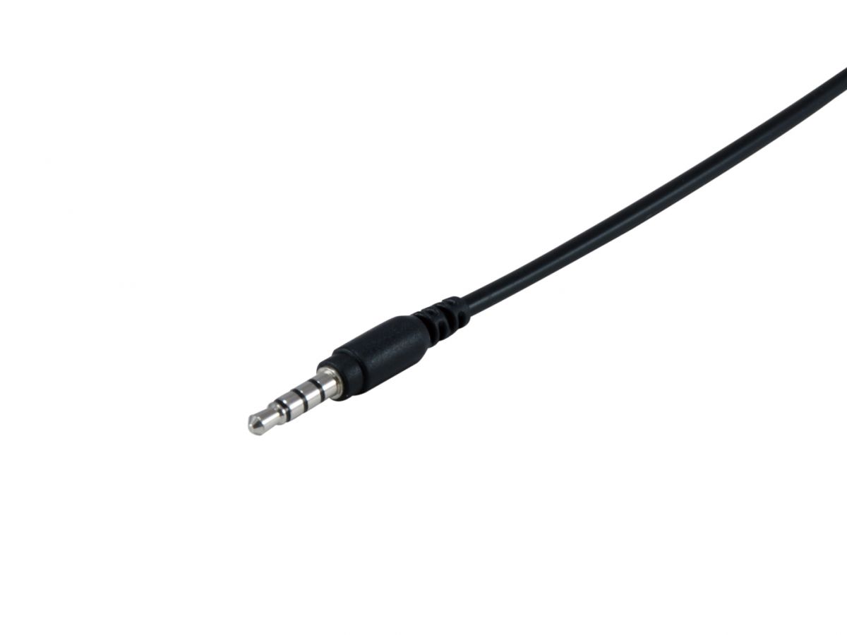 CONCEPTRONIC Headset Stereo AUX/Mikro/Bedien. 2.00m sw
