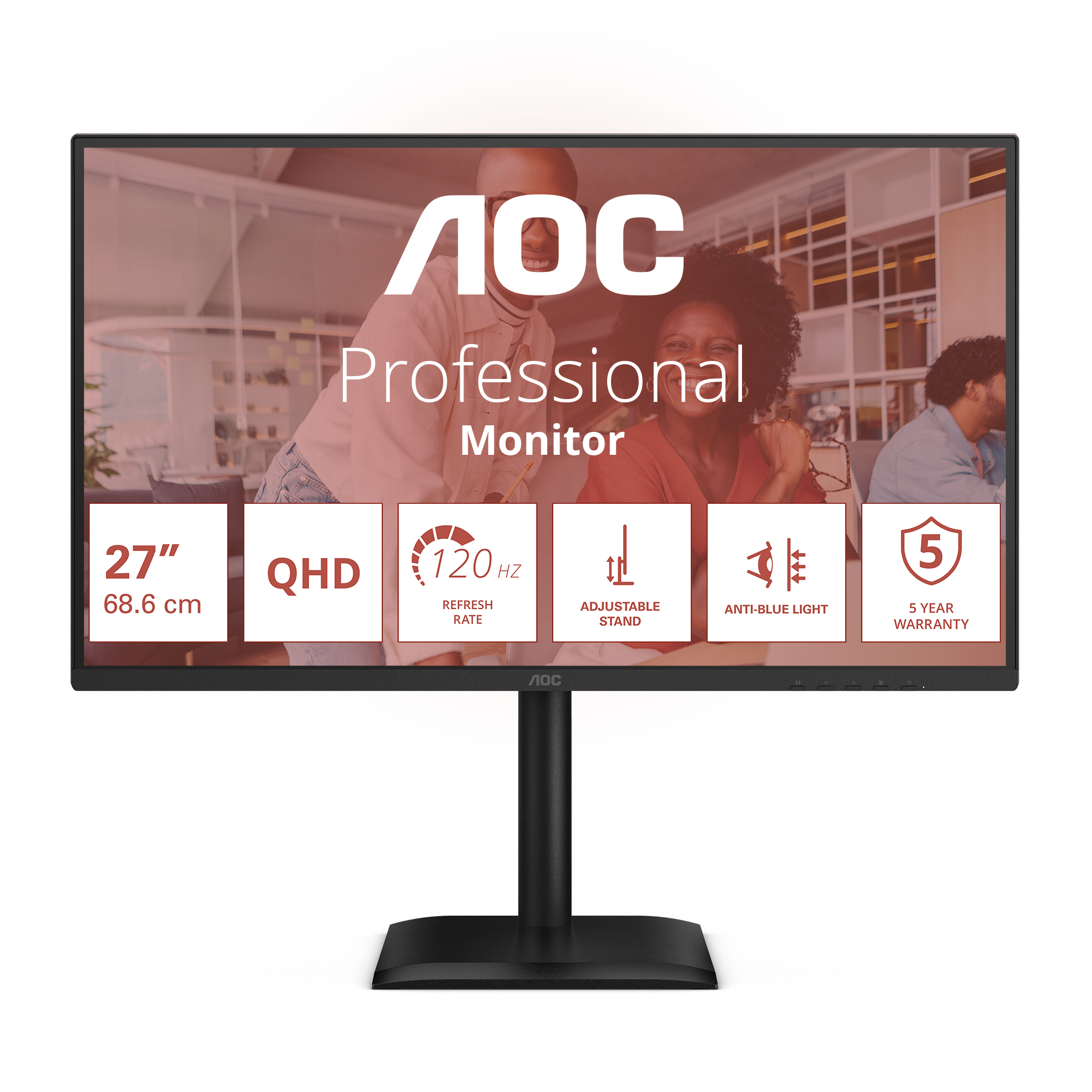AOC 68,6cm (27) Q27E4U 16:09 HDMI+DP+USB black