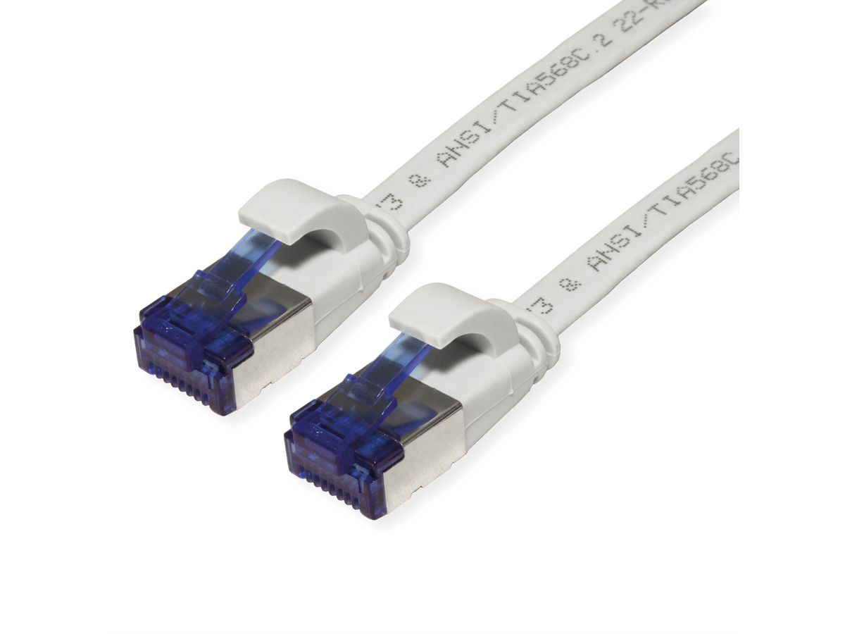 VALUE Patchkabel Kat.6A Class EA FTP extra-flach grau 1,5m